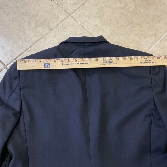 Hickey Freeman 43R Sport Coat Blazer Jacket Black Ing Lora Piana Super 130s - Picture 3 of 15